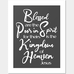 Beatitudes, Blessed Are, Sermon on the Mount, Jesus Quote Posters and Art